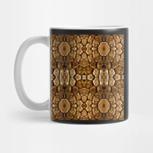 Brown Snakeskin Texture Artistic Pattern Number 7 Mug